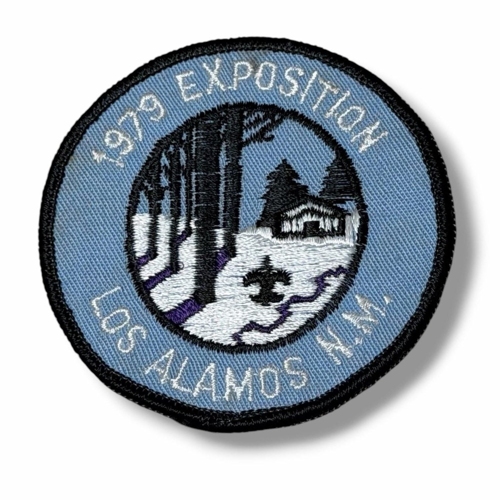 Boy Scouts 1979 Exposition Los Alamos New Mexico Vintage Patch CBX